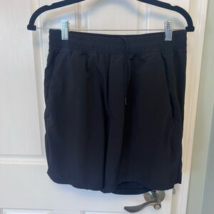 Lululemon Running Shorts Mens Black Active, Size Medium
